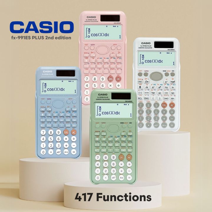 Scientific Calculator fx-991ES PLUS 2nd edition Coloured Scientific Calculator with 417 functions in 1 Multifunctional Scientific Calculator Student Simple Portable Big Screen Function Calculator Stationery School Office Supplies