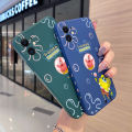 chenyyka for vivo Y20S M Case Cartoon Cute SpongeBob New Design Side Square Edge Protect Softcase Thin Pattern Silicone Casing Full Lens Cover Camera Shockproof Cases. 