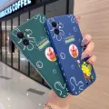 chenyyka for vivo Y20S M Case Cartoon Cute SpongeBob New Design Side Square Edge Protect Softcase Thin Pattern Silicone Casing Full Lens Cover Camera Shockproof Cases. 