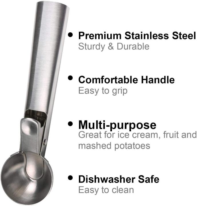 Techmanistan%20Stainless%20Steel%20Ice%20Cream%20Spade%20with%20Lever,%20Easy%20Trigger%20Scoop%20for%20Hard%20Ice%20Cream,%20Multiple%20Food,%20Cookie%20Dough%20and%20Watermelon%20-%20Image%204