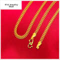 · Charm Pendant Gold Original Malaysia Necklace Washable Fashion Jewelry Chain Emas 916 Lelong ==KoreanStyle Rantai Leher Viral Birthday Gift for Women. 