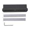 DDR4 DDR5 RAM Memory Heatsink Cooler Memory Cooling Vest Aluminum Radiator with 9W Silicone Grease Heat Conductor,Silver Easy Install Easy to Use. 