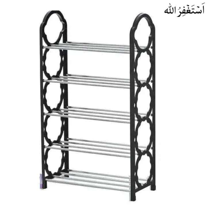 4,5%20Layer%20Shoe%20Rack%20Multifunctional%20Book%20Rack%20Accessories%20Rack%20for%20Home%20and%20Office%20Durable%20Non%20Breakable%20Shoe%20Organizer%20Stainless%20Steel%20Layer%20Shoe%20Rack%20Easy%20Assembly%20-%20Image%205