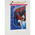 SPIDERMAN THEME BIRTHDAY PARTY TABLE DECORATION TABLECOVER ( 108 CM X 180 CM ). 