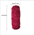 100g Soft Chenille Yarn for Knitting DIY 100% Polyester Velvet Yarn Amigurumi Accessories 130M. 