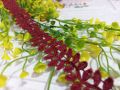 Lace For Clothes/Patto ki bail/Leaves Vine Design Gpo Lace for women/Girl Kurtis and Trousers / 2.5 Gazz/Yard/Medium Size. 