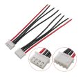 10Pcs 100mm JST-XH 1S 2S 3S 4S 5S 6S 7S Connector Plug Balancer Cable Balance Charger Wire 22AWG for Lipo Battery. 