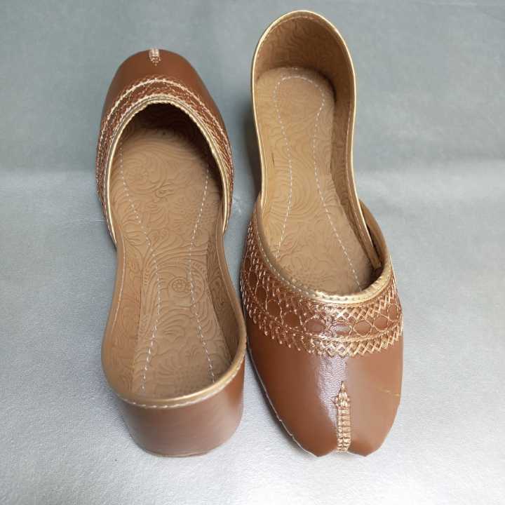 Brown%20%20Khussa%20for%20girl%20/%20Desi%20khussa%20/Brown%20Khussa%20for%20woman/%20%20Ladies%20Khussa%20/%20Gk%20Style%20-%20Image%205