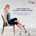 SNK FITNESS Compact Foldable Mini Pedal Exerciser - Portable Exercise Bike for Arms, Legs, and Hands - Home Gym Fitness Equipment. 