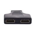Colorful 1080P HDMI Ports Male to 2 Female 1 In 2 Out Splitter Adapter. 