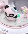 Babyhug 3 in 1 Activity Baby Walker Cum Rocker for Kids with Ajustable Height & Canopy and Parent Control Push Handle Footmat Music & Light- Pink. 