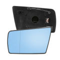 Rear View Mirror Glass For W202 W210-1 * Mirror Glass(Left )-Blue. 