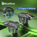 [Burn] BlueWow G21 mobile game trigger, suitable for PUBG mobile game controller alloy game handle joystick L1R1 button, suitable for iPhone Android. 