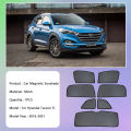 For Hyundai Tucson TL 2016~2021 Magnetic Sunshade Rear Windshield Window Visor Shield Net Mesh Curtain Sun Shade Car Accessories. 