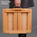 SINOART LOW NOQ Art Easel box In stock table top easels for display beech wood. 