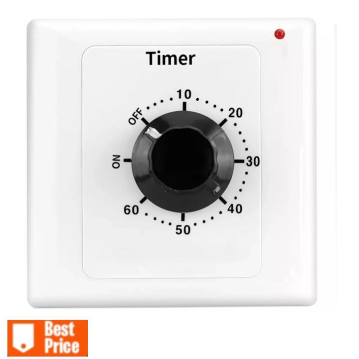 Mechanical Timer Switch 15 Minutes OR 30 Minutes OR 60 OR 120 Minutes 15 Amp 2500 Watt 220 Volts Heavy Duty Count Down Timer Switch Socket Best for Water Pumps and electronic Devices Countdown timer switch Automatic On Off Timer Switch