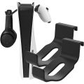 For PS5 Controller Holder, 2 Packs Headset Hanger Holder Controller Stand Mount for Playstation 5 Console&Xbox Series X. 