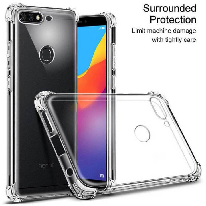 Huawei Honor 7C Y7 Prime 2018 Silicone Transparent back cover