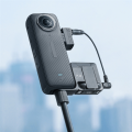 For X4 Charging Microphone Audio Adapter Microphone Sound Recording USBC Type-C Adapter for Insta 360 X4 Easy Install Easy to Use. 