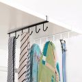Cups Wine Glasses Storage Hooks, Scarf Hanging Hook, Rack Holder, Cabinet No Drilling, Hook Cup Holder, Under Cabinet Mug Cups, for Kitchen, Bathroom, Wardrobe (Black). 