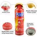 Portable Home - Car Fire Kill Stop Extinguisher Foam Spray 6 years long Expiry with Hanging Back Cover Stand - Aluminum Body Safety First For LTV HTV Bike Car Cycle Motorcycle Van Chingchi Rikshaw -Retardant Fluid 500ML. 