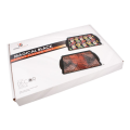 Urban Trends Magical Black Serving Tray - Trendy Rectangular Acrylic Trays with Abstract Pattern Design (Available in Large, Medium and Small Sizes). 