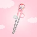 Stainless Steel Training Chopsticks Cute Cartoon Training Helper Chopsticks For Kids Toddler Easy To Use. 