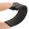 24MM Replacement Black Rubber Wrist Band Strap For OR IS Diver TT1 Watch. 
