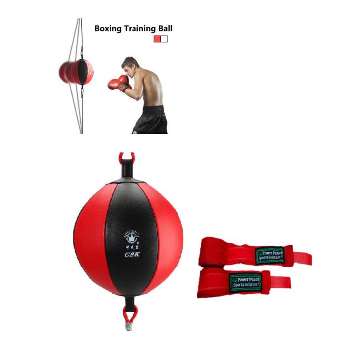 Punching Ball Hand Wraps Punching speed bag Double Ended Rope Boxing ...