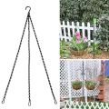 6 Pack Hang Chan, HEAVY DUTY 50cm Hang Flower Basket Replacement Chan -3 Pont Garden Plant Hanger for Outdoor or ndoor. 