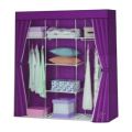 Storage Wardrobe Foldable and Movable Cloth/Fabric Wardrobe Collapsible Cupboard MODEL ( CL-150 ) MULTICOLOR. 