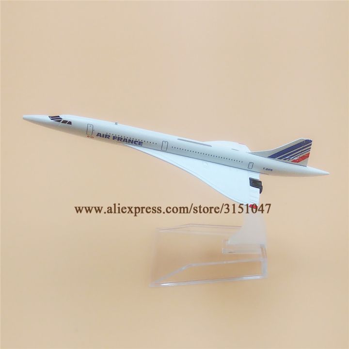 【Good-Love Store】Alloy Metal Air Concorde Concordia F-BVFB Airways Airlines Plane Model Airplane Model w