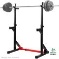 Barbell Rack Squat Rack High Quality Home Gym Equipment Bench Stand Barbell Weight Stand For Weight Lifting Chin Up Exercise Self Trainer - Black. 