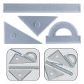 Protractor Mold Flexible BPA Free Triangle Ruler Protractor Mold. 