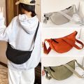 Dumpling Bag Nylon Crossbody Bag Uniqlo Unisex Fashion Messenger Bag Waterproof Shoulder Bag with Adjustable Strap. 