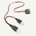 SATA to USB Power Cable HDD USB Adapter 40cm USB 5V Male To 15Pin SATA Female USB Port Power Supply for Laptop 2.5 SATA HDD SSD. 