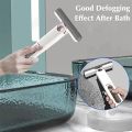 Self-Squeeze Mini Mop, Portable Strong Absorbent Self Wringing Sponge Mop for Tableware Desktop Glass, Wet and Dry Use, Lazy Hand Wash-Free Squeeze Mop Cleaner for Bathroom Kitchen. 