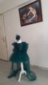 Green Girls Dress , Green Birthday Outfit, Fancy Girl frock, Baby Party Cloth, Princess , Baby Girl Toddler, Green Silk, And Net Dress (Fabric Net And Silk) ( Size 1 Yrs To 7 Yrs). 