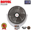 Royal Fans Louver Bracket / Wall Fan / grill bracket fans - Copper Winding - 14 inches for office room bed room. 