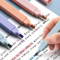 6PCS Highlighter Light Color Kawaii Markers DIY Album Diary Double Ended Highlighter Student Stationery School Office Supplies Yao Store. 