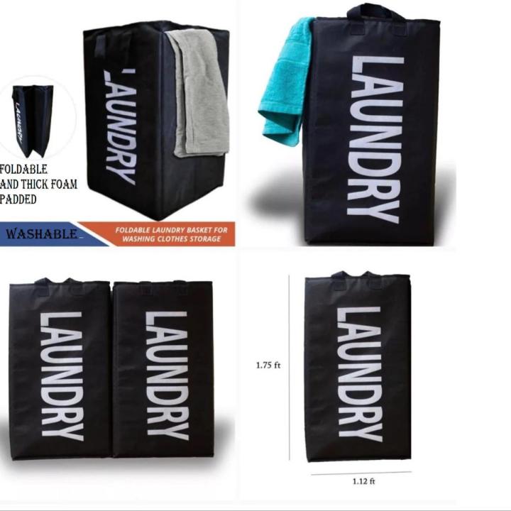 Foldable%20Laundry%20Bag%20Home%20Cloth%20Storage%20Mesh%20Washing%20Basket%20Bin%20Hamper%20Storage%20Baskets%20Organizer%20Toy%20Container%20Dirty%20Clothes%20Divider%20for%20Cloth%20such%20like%20Undergarments%20Shoes%20etc,%20Laundry%20basket.%20-%20Image%202