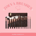 Zoeva 15pcs Makeup Brushes Set with Pouch Makeup - Artist Essentials Set - Soft Bristles & Luxury Brush Set. 