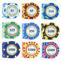 High quality clay and embedded iron sheet material make these poker chips durable and perfect for any game.. 
