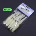 Saltwater Soft Bait Flexible Portable Luminous Octopus Bait Glow Bait Skirt Lure Squid Lure for Deep Sea Fishing Saltwater. 