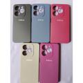 For Infinix Hot 40i - Premium Liquid Silicone Silky Soft Gel Rubber Shockproof Back Cover Case For Infinix Hot 40i. 