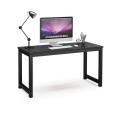 Office Table Office Desk Laptop Table Computer Table Study Table Writing Table Home Table (Black+Black). 