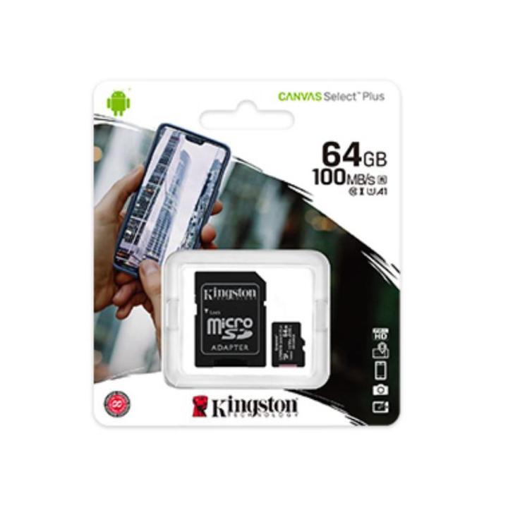 Kingston 64 GB - Memory Card - 1 year Brand Warranty