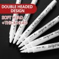 【HOT】 White Waterproof Permanent Fabric Textile Marker Pen Set For T Shirt Shoes Clothes Wood Stone DIY Art Graffiti Drawing Painting. 