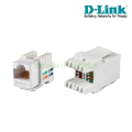 D-LINK KEYSTONE JACK CAT6 (IO) RJ45 I/O Connecting Hardware. 