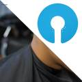 Professional Hair Cutting Collar ,Silicone Adjustable Neck Wrap Barber Accessories Clasp Design Waterproof Cape for Beauty Salon Hairdresser - Blue. 